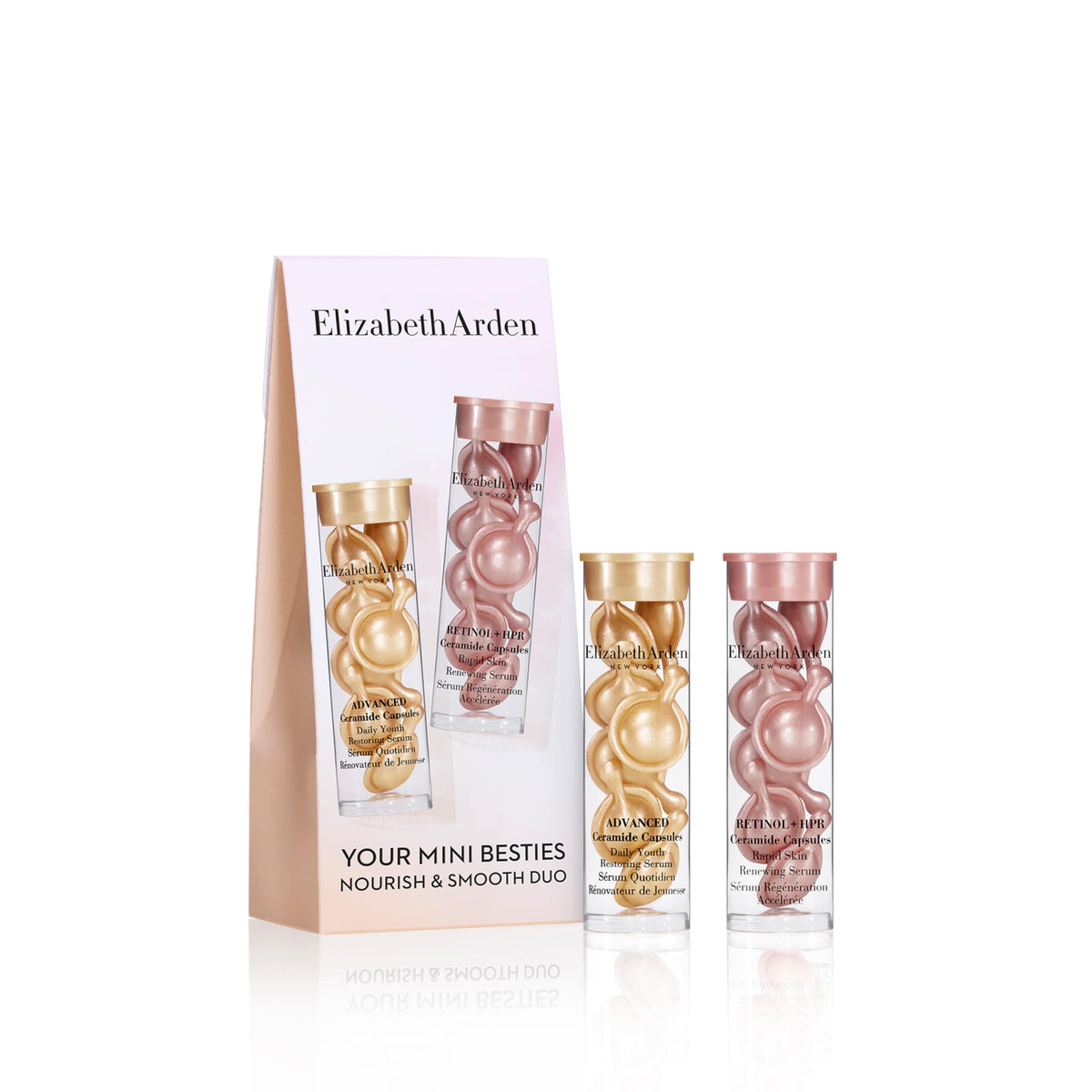 supplement products​Elizabeth Arden Mini Besties, Advanced Ceramide and Retinol + HPR Face Serum Capsules, Anti-Aging Travel Size Skincare - JerryCherryUSA