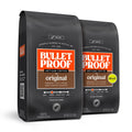 Bulletproof Original Medium Roast Ground Coffee 12 Ounces and Original Medium Roast Ground Decaf 12 Ounces Bundle, 100% Arabica Coffee, Clean Coffee Tested for Toxins, Sustainably Sourced