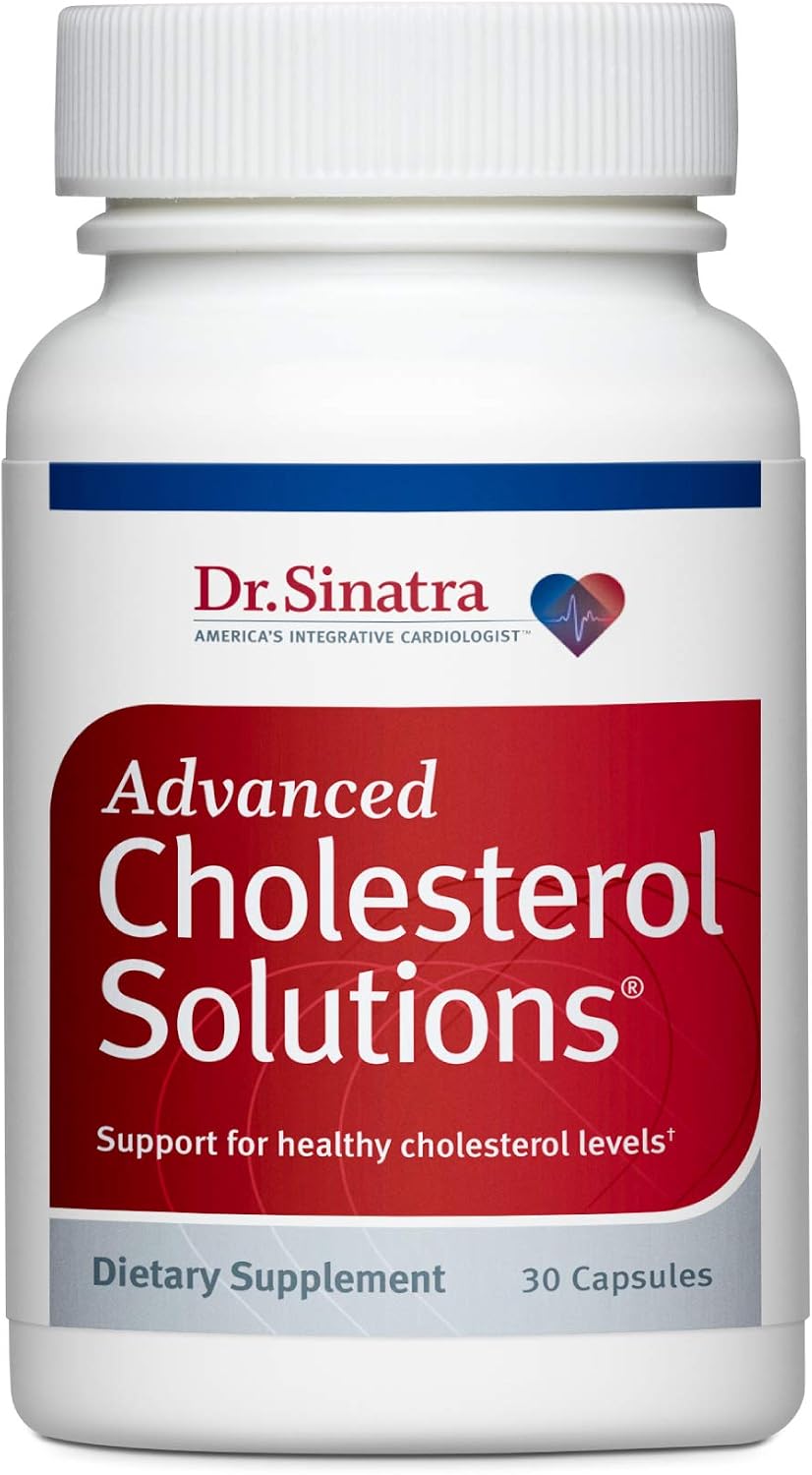 Dr. Sinatra's Advanced Cholesterol Solutions Heart Health Supplement with Citrus Bergamot, 30 Capsules (30-Day Supply) by Dr. Sinatra