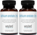 Lithium Orotate - 20mg of Elemental Lithium, 60 Vegetarian Capsules (120 Count (Pack of 2))