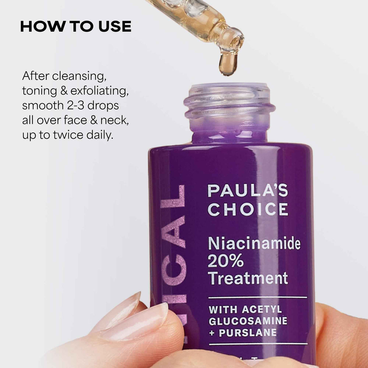Paula's Choice CLINICAL 20% Niacinamide Vitamin B3 Concentrated Face Serum, Anti-Aging Serum for Face, Treatment for Discoloration