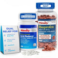 TIME-Cap Labs Ibuprofen 200mg (500 Tablets) & Famotidine 20mg Acid Reducer (200 Tablets) Bundle - Fever, Pain Reliever Pills for Headaches & Heartburn Relief Medicine for Acid Reflux & Indigestion TIME-CAP LABS, INC.Buy Supplements Australia
