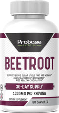 Probase Nutrition Beetroot 60 Capsules 30-Day Supply