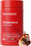 HumanN Cholesterol Health Daily, Aged Black Garlic Extract & Citrus Bergamot, Cholesterol, Lipid, & Liver Support Supplement, 60 Capsules
