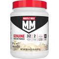 Muscle Milk Genuine Protein Powder, Vanilla Crème, 1.93 Pounds, 12 Servings, 32g Protein, 2g Sugar, Calcium, Vitamins A, C & D, NSF Certified for Sport, Energizing Snack, Packaging May Vary