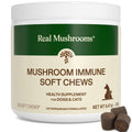 Real Mushroom Immune Pet Chews – For Daily Digestive & Immune Health – Mushrooms for Dogs & Cats Functional Treat – Mushroom Supplement for Dogs & Cats – 1 to 4 Chews For All Breeds & Sizes (60 Count)