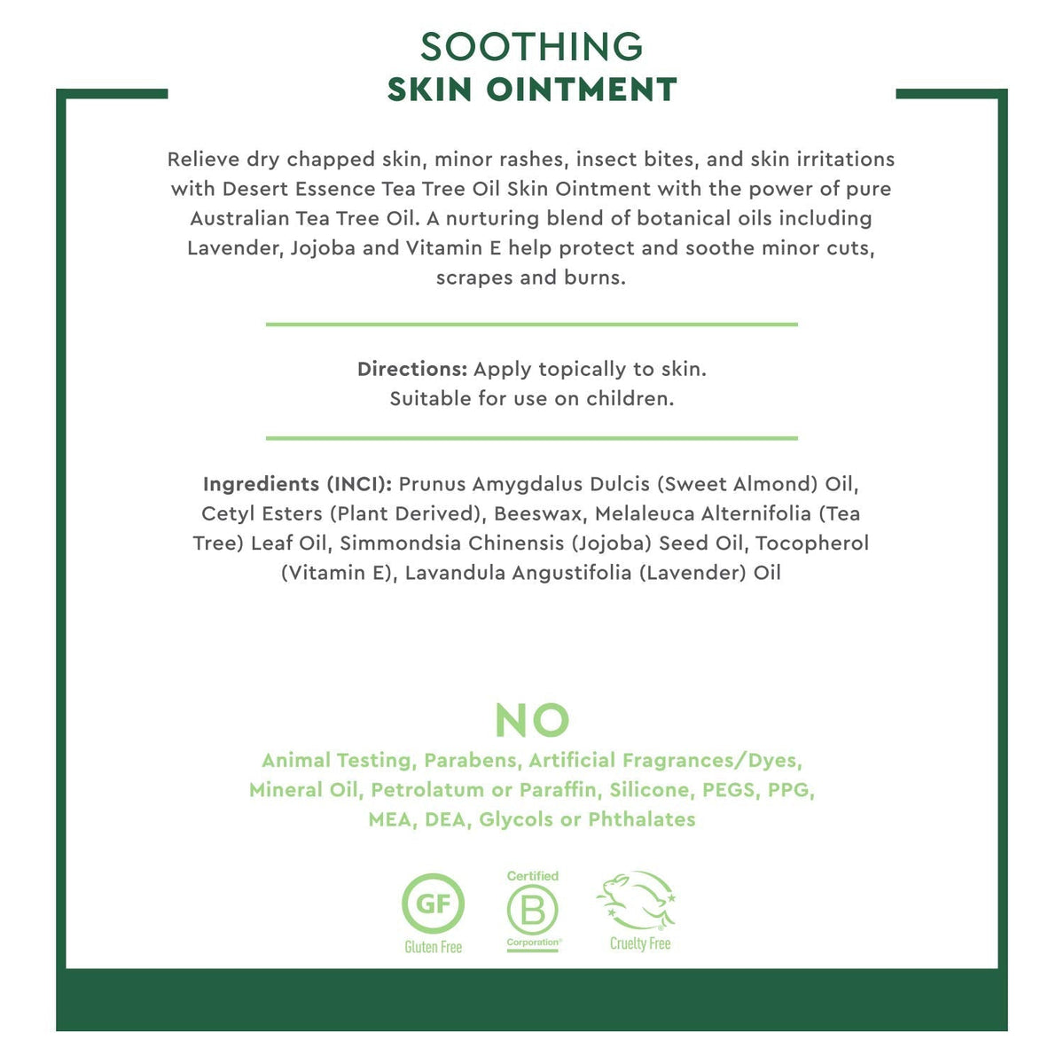 Desert Essence Tea Tree Oil Skin Ointment, 1 oz