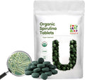 Unleash’d Organic Spirulina Tablets 16 oz – 100% Pure Plant-Based Superfood, Vegan, Non-GMO, Nutrient-Dense Daily Supplement