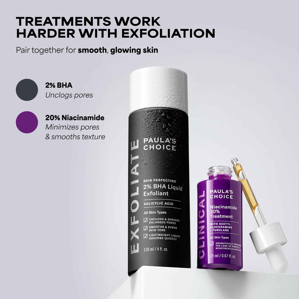 Paula's Choice CLINICAL 20% Niacinamide Vitamin B3 Concentrated Face Serum, Anti-Aging Serum for Face, Treatment for Discoloration