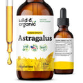 Wild & Organic Astragalus Root Extract Drops - Immune Support - Liquid Astragalus Supplement - Add to Tea & Mix with Powder - Membranaceus Herb - Vegan, Sugar & Alcohol-Free Tincture - 4 fl oz