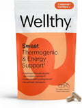 Wellthy Daily Thermogenic Capsimax, Green Tea & L-Carnitine Belly Thermogenic for Women Natural Weight Loss, Craving Control & Energy Support, 60 Count Capsules