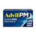 Advil PM Pain Reliever And Nighttime Sleep Aid, Pain Medicine With Ibuprofen For Pain Relief And Diphenhydramine Citrate For A Sleep Aid - 120 Coated Caplets AdvilBuy Supplements Australia