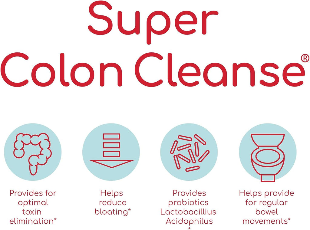 Health Plus Bundle: Contains Revitalize+ (60 Capsules/30 Servings) & Super Colon Cleanse (120 Count)