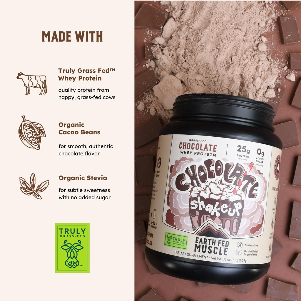 Earth Fed Muscle Whey Back Vanilla Irish Grass Fed Whey Protein Isolate | 25g protein per scoop, Third-Party Certified. Smooth vanilla, zero artificial sweeteners. Cold-processed in Ireland.