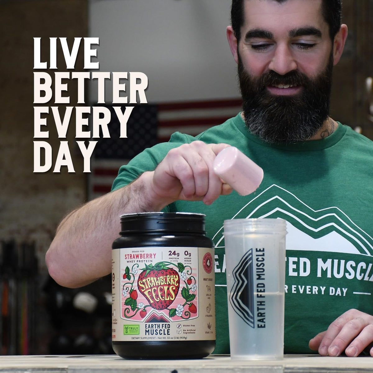 Earth Fed Muscle Whey Back Vanilla Irish Grass Fed Whey Protein Isolate | 25g protein per scoop, Third-Party Certified. Smooth vanilla, zero artificial sweeteners. Cold-processed in Ireland.