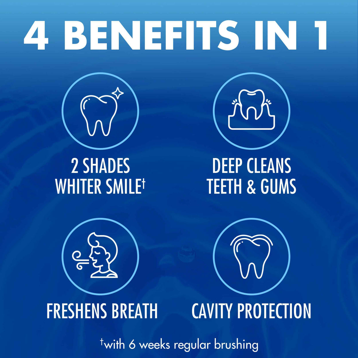 ARM & HAMMER Advance White Toothpaste, Teeth Whitening Baking Soda Toothpaste with Stain Defense Technology and Fluoride,