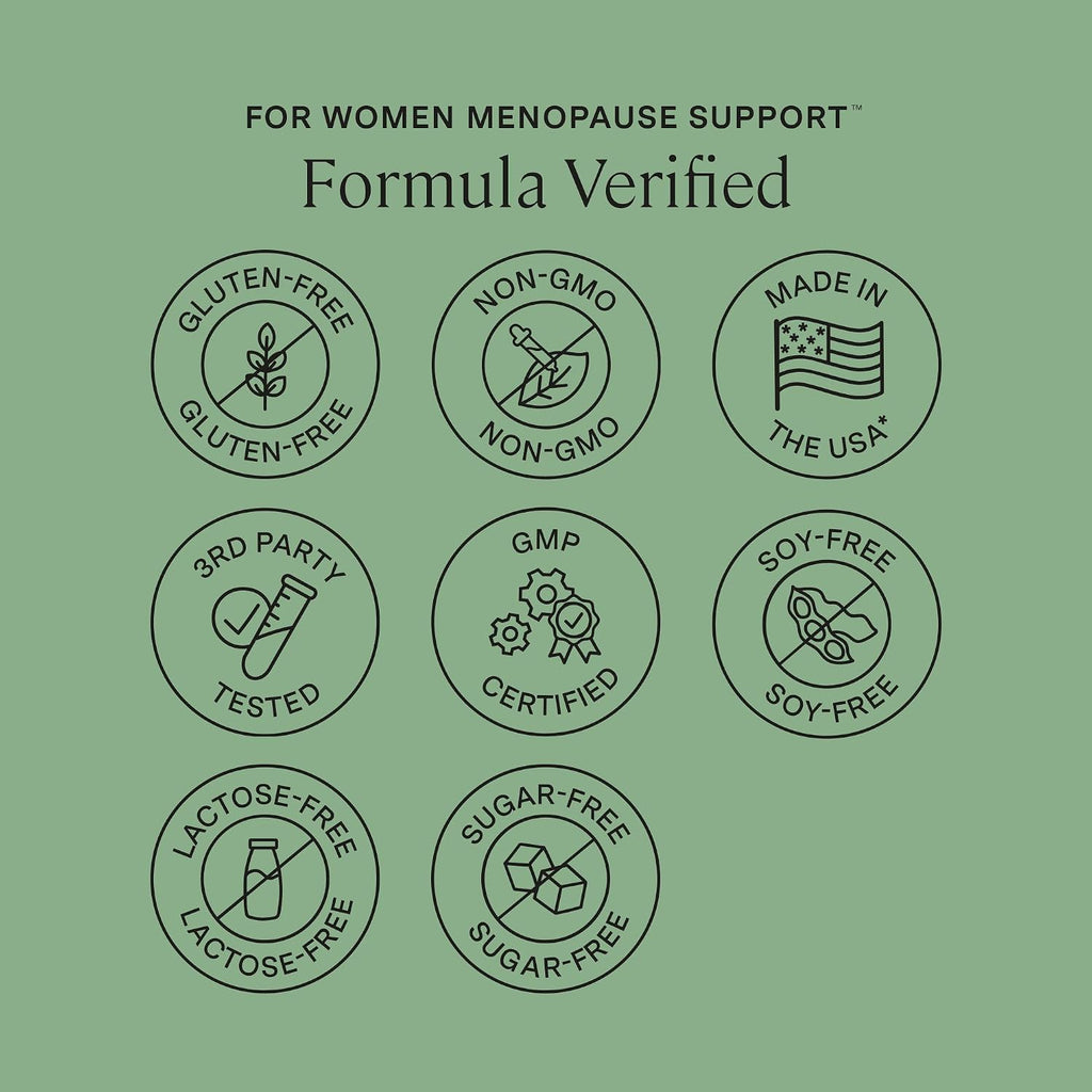 Stonehenge Health for Women Menopause Support for Peri + Menopause + Post - Mood, Energy, Stress, Hot Flashes, Night Sweats, Sleep & Cortisol, Chromax Chromium, Vitamin D3, KSM-66 Ashwagandha (2 Pack)