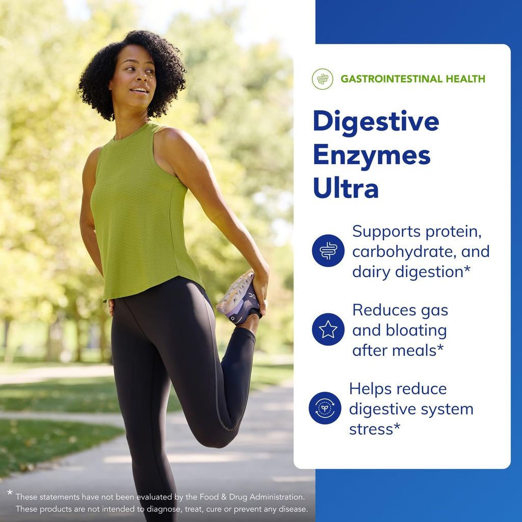 Pure Encapsulations Digestive Enzymes Ultra - Vegetarian Digestive Enzyme Supplement to Support Protein, Carb, Fiber, and Dairy Digestion* - 90 Capsules