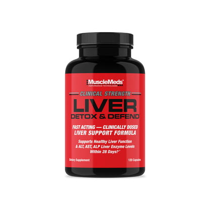 supplement products​MuscleMeds Liver Detox & Defend, Cleanse, Repair Formula - Herbal Liver Support Supplement, NAC, Silymarin Milk Thistle, 60 Servings - JerryCherryUSA