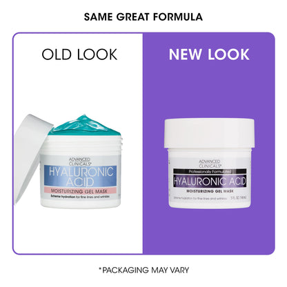 supplement products​Advanced Clinicals Hyaluronic Acid Gel Facial Mask Skin Care Treatment, Brightening, Hydrating Anti Aging Face Mask & Moisturizer Helps Transform Dry Skin W/Collagen - JerryCherryUSA