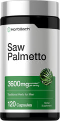 Horbäach Saw Palmetto Extract | 120 Capsules | from Saw Palmetto Berries | Non-GMO and Gluten Free Formula