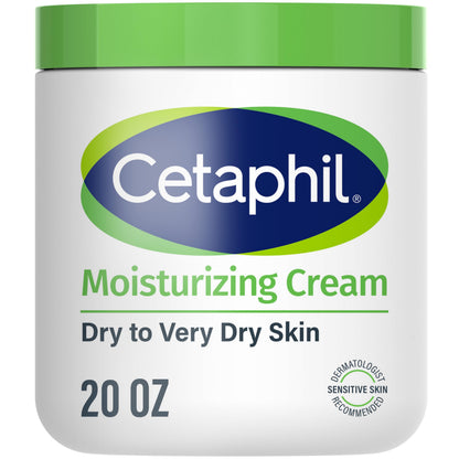 supplement products​Cetaphil Face & Body Moisturizer, Hydrating Moisturizing Cream for Dry to Very Dry, Sensitive Skin, NEW 20 oz, Fragrance Free, Non-Comedogenic, Non-Greasy (Packaging May Vary) - JerryCherryUSA