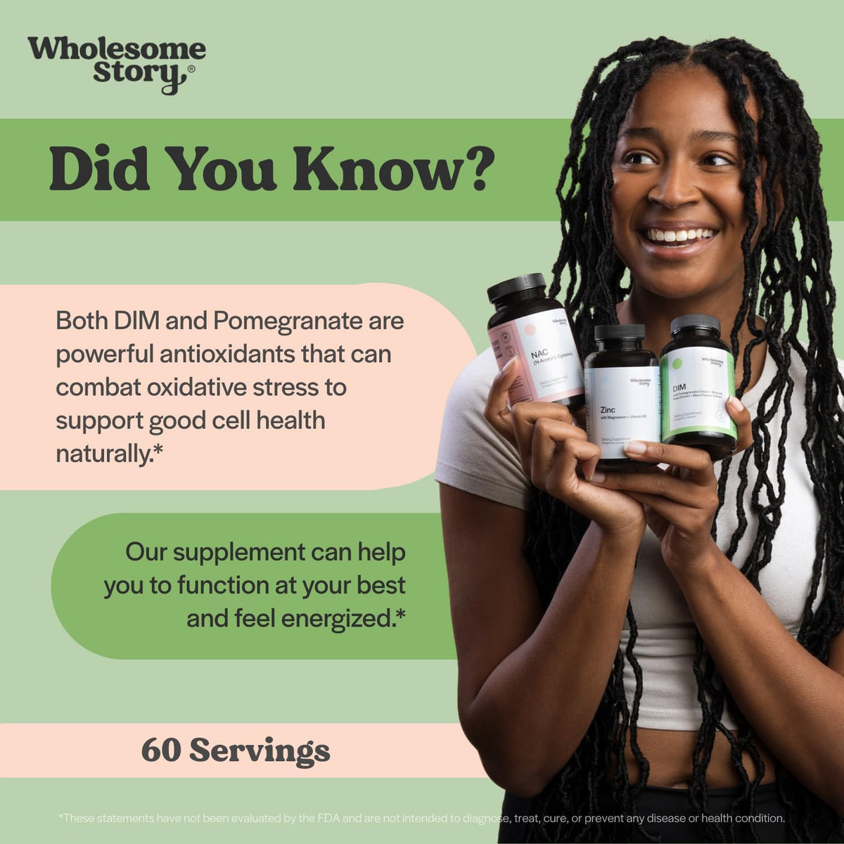 DIM + Myo & D Chiro Inositol | DIM Supplement for Women with Pomegranate + Myo & D-Chiro Inositol Supplement Bundle | Hormone Balance for Women | Cell and Tissue Health | 60 & 90 Servings