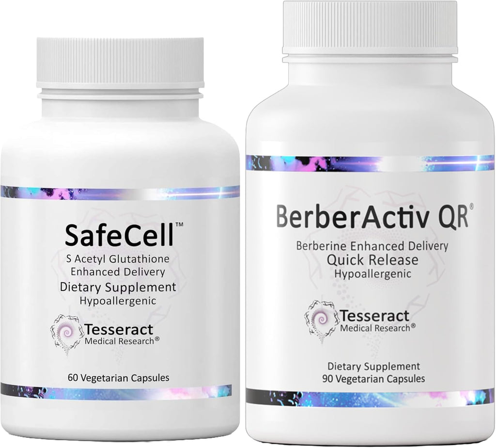 Master Antioxidant & Immune Support, S-Acetyl Glutathione Supplement for Neuro Health Support & Berberine Immune Support Supplement