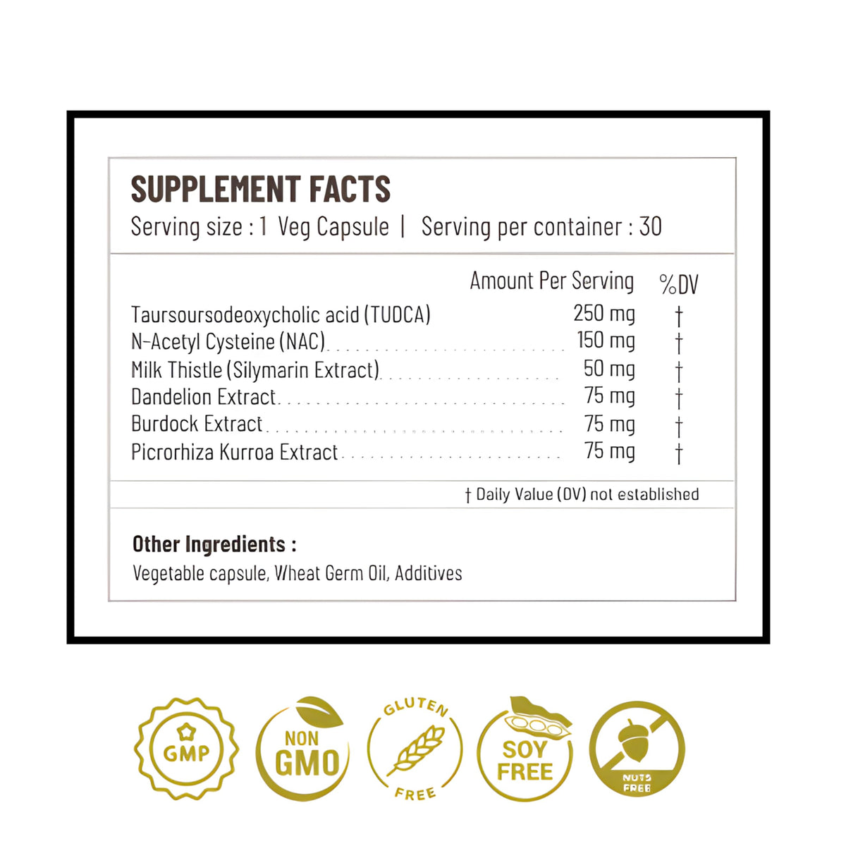 supplement products​Onpharno TUDCA Advance – 250mg TUDCA, NAC, Milk Thistle, Dandelion, Burdock & Picrorhiza Extract – 30 Liquid-Filled Veg Capsules - JerryCherryUSA