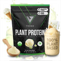 VEDGE Vanilla Protein Powder, USDA Organic Plant Based, 20 Servings | Plant Based Protein Powder, From Pea, Pumpkin, And Sunflower With Smooth Texture For Shakes, Smoothies, Vegan, And Baking