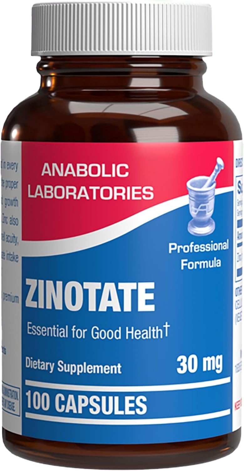 Chelated Zinc Picolinate 30mg - Clinically Formulated High Potency Zinc Supplement for Women & Men for Healthy Skin Bone & Immune System Support - Vegan Non-GMO & Easy to Swallow - 100 Servings
