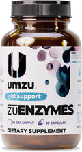 UMZU zuEnzymes Digestive Enzyme Supplement, 30 Day Supply | 21 Enzyme Blend, Lipase, Protease and Amylase, Supports Digestion, Gut Health, Nutrient Breakdown and Digestive Wellness