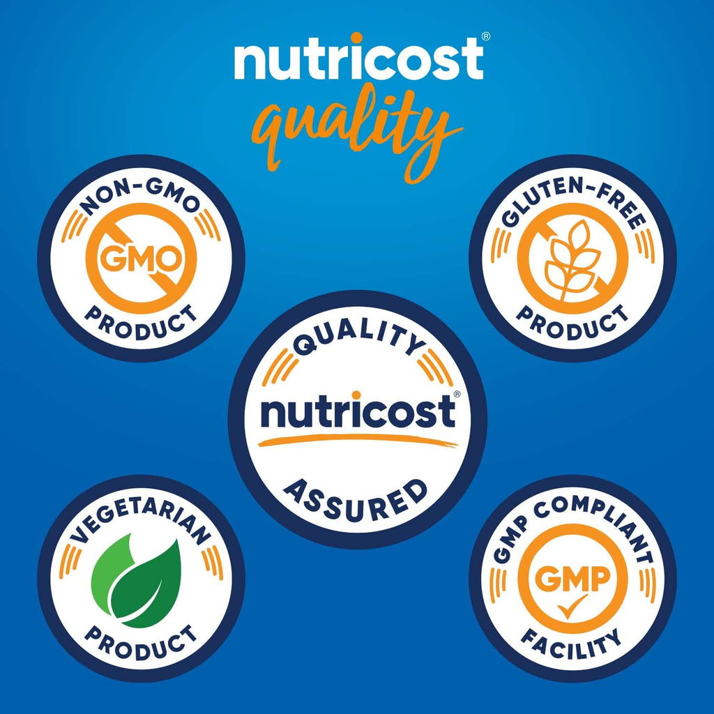 Nutricost N-Acetyl L-Cysteine (NAC) 600mg, 180 Capsules | GMO-Free And Gluten Free