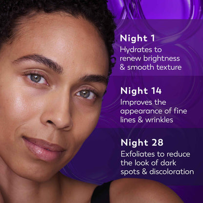 Olay Regenerist Chemical Peel for Face, Overnight Face Peel Mask, Anti-Aging Skin Care, Night Serum, For Fine Lines & Dark Spots, Fragrance-Free