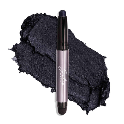 Julep Eyeshadow 101 Cream-to-Powder Waterproof Eyeshadow Stick – Midnight Blue Shimmer – Long-Lasting, Buildable, Crease-Proof, Cruelty Free, Shimmer Finish with Built-In Smudger
