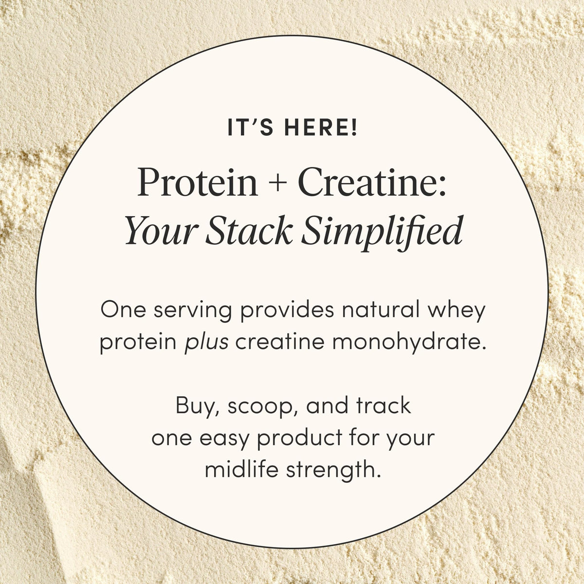The 'Pause Life Protein + Creatine + BCAAs, Vanilla, Whey Protein, 17.8 oz | Creavitalis creatine monohydrate + whey protein + BCAAs for men & women. Gluten free, low sugar, non-GMO. 14 servings.