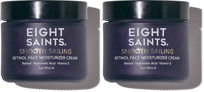 Eight Saints Retinol Facial Moisturizer Cream, For Firming Face, Neck & Eye Wrinkles and Lines, Deep Hydrating Lotion, Fragrance-Free, with Retinol, Hyaluronic Acid,