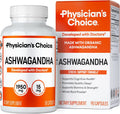 Physician's CHOICE Ashwagandha Supplement - 1950mg of Bioavailable Organic Ashwagandha Root Powder - Black Pepper Extract, Stress Support, Mood Support Supplement, 90 Veggie Capsules