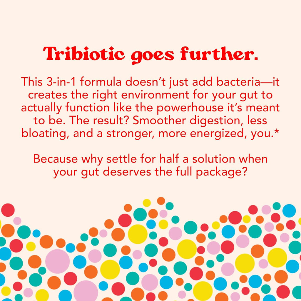 Let Loose Daily Tribiotic Pills - Pro, Pre, and Postbiotics (30 Count) | Feeds Your Microbiome, Supports Smooth Daily Digestion & Gut Health, Repairs Gut Lining for Women & Men and Reduces Bloating