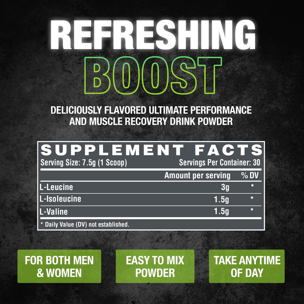 Nutrex Research - BCAA Powder 6000 Amino Acid - 6 Grams of BCAAs Amino Acids Supplement for Post Workout Recovery & Muscle Growth - Amino Energy Workout Recovery Drink (Watermelon - 30 Servings)