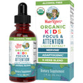 MARYRUTH'S Kids Focus & Attention Drops | USDA Organic Drops | Ginkgo Biloba | Rhodiola Root & Licorice Root | Adaptogenic | Calm | Vegan | Non-GMO | Gluten Free | 30 Servings