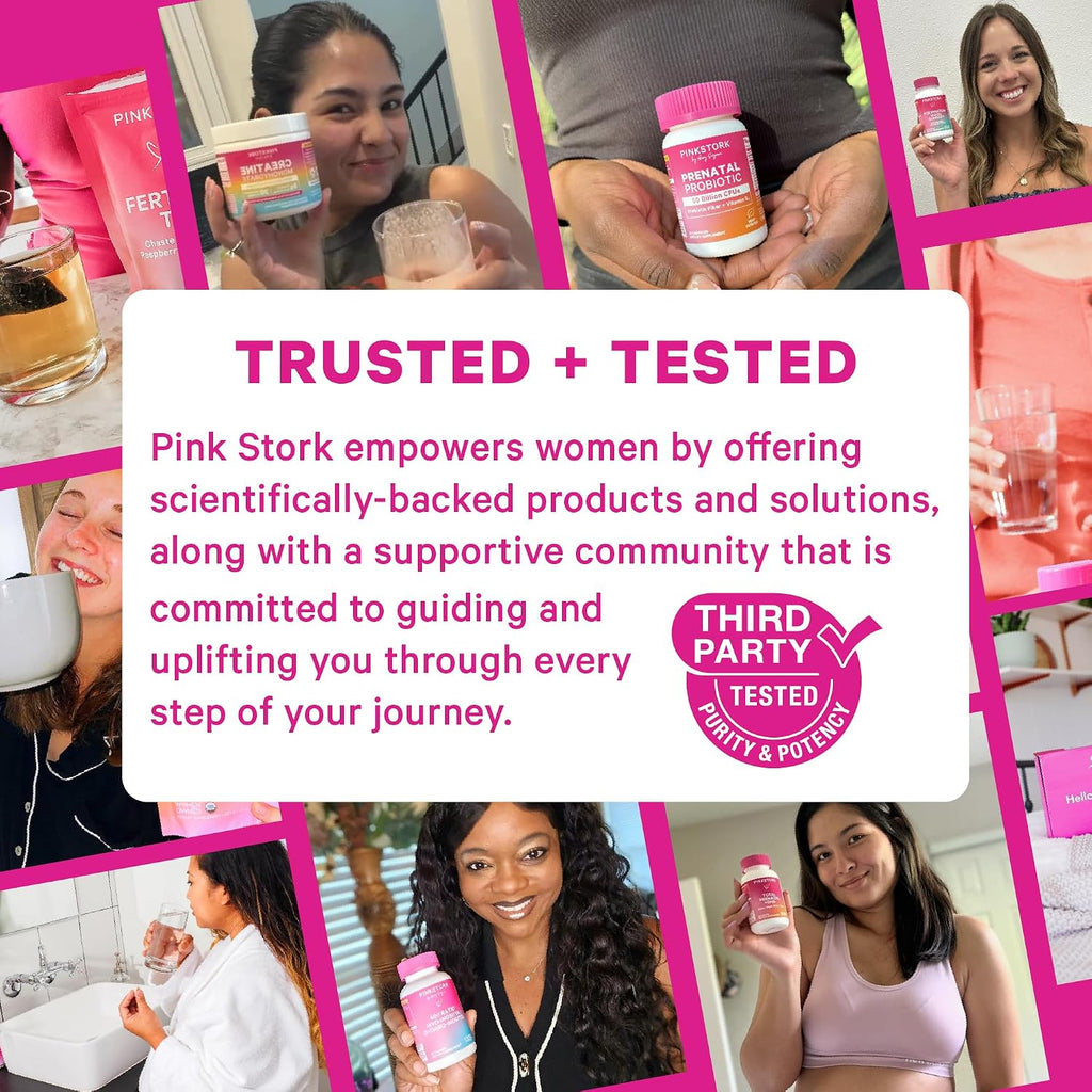 Pink Stork Prenatal Fiber Gummies for Women - 3g Prebiotic Inulin from Chicory Root - Natural Pregnancy & Postpartum Stool Softeners for Constipation & Digestive Health - 60 Vegan Fiber Chews