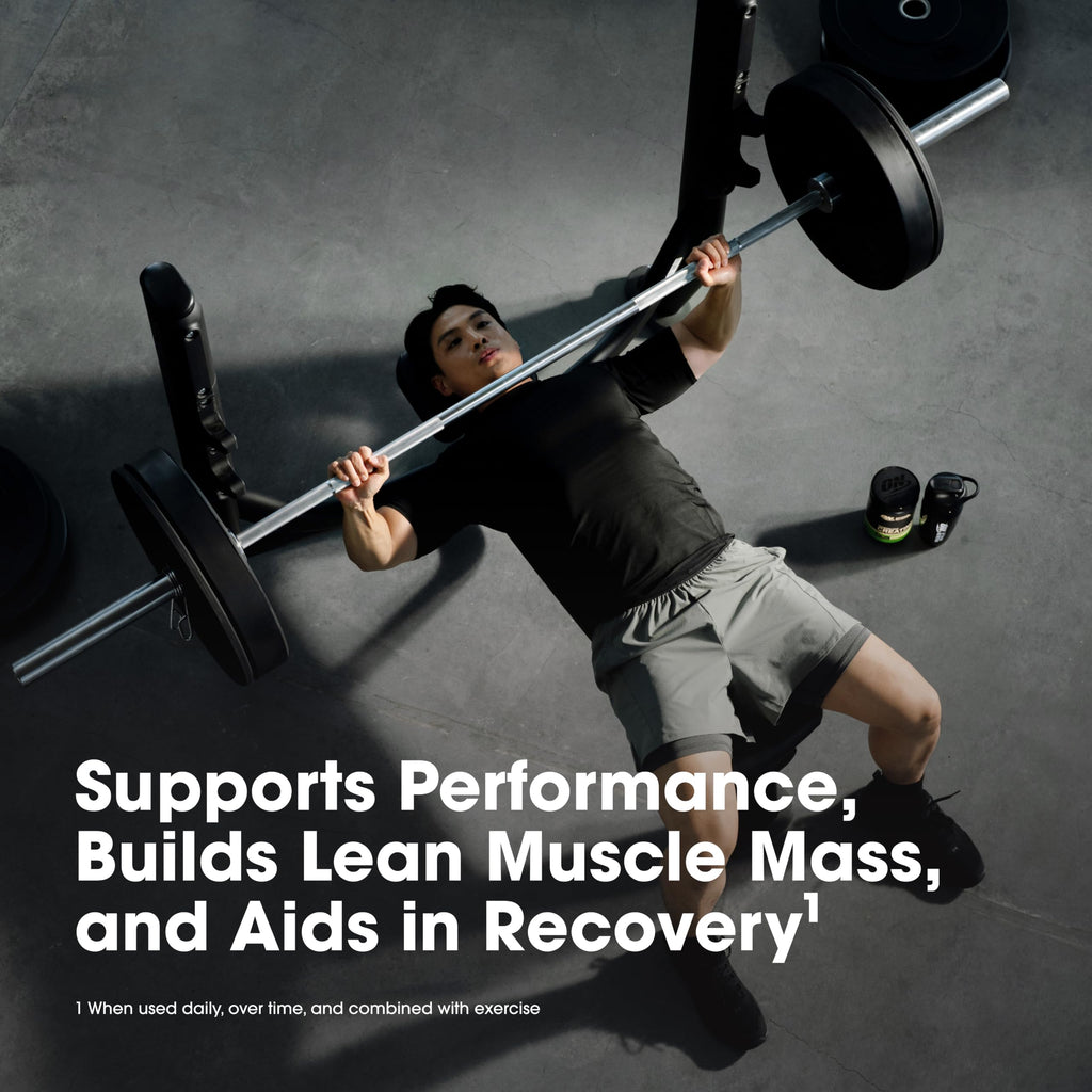 Optimum Nutrition Creatine, Micronized Creatine Monohydrate Powder, Supports Strength & Recovery, Banned Substance Tested, Unflavored, 5g per Serving, 60 Servings | 5g Micronized Creatine Monohydrate Powder Per Serving, Supports Muscle Strength & Power, E
