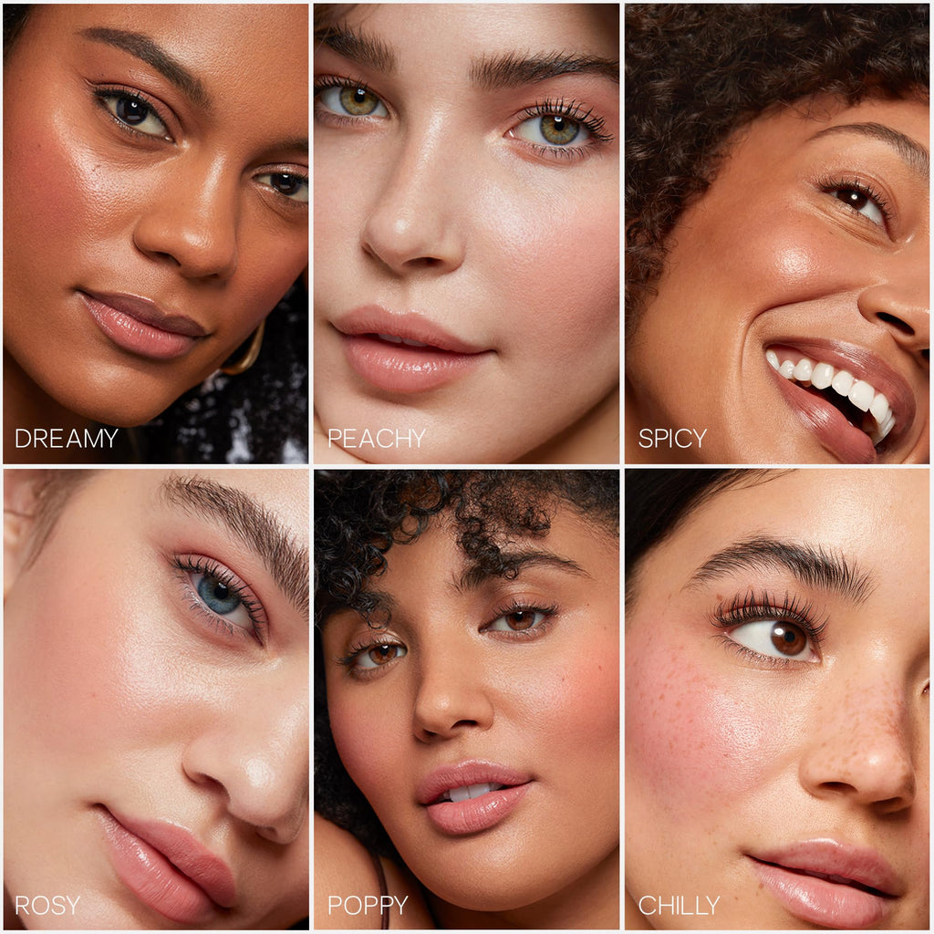 Saie Dew Liquid Blush for Cheeks - Hydrating Cream Blush Stick with a Blendable + Buildable Formula - Skincare Infused Dewy Cheek Tint for a Natural Flush - Glowy Makeup Essential - Spicy (.40 oz) SaieBuy Supplements Australia