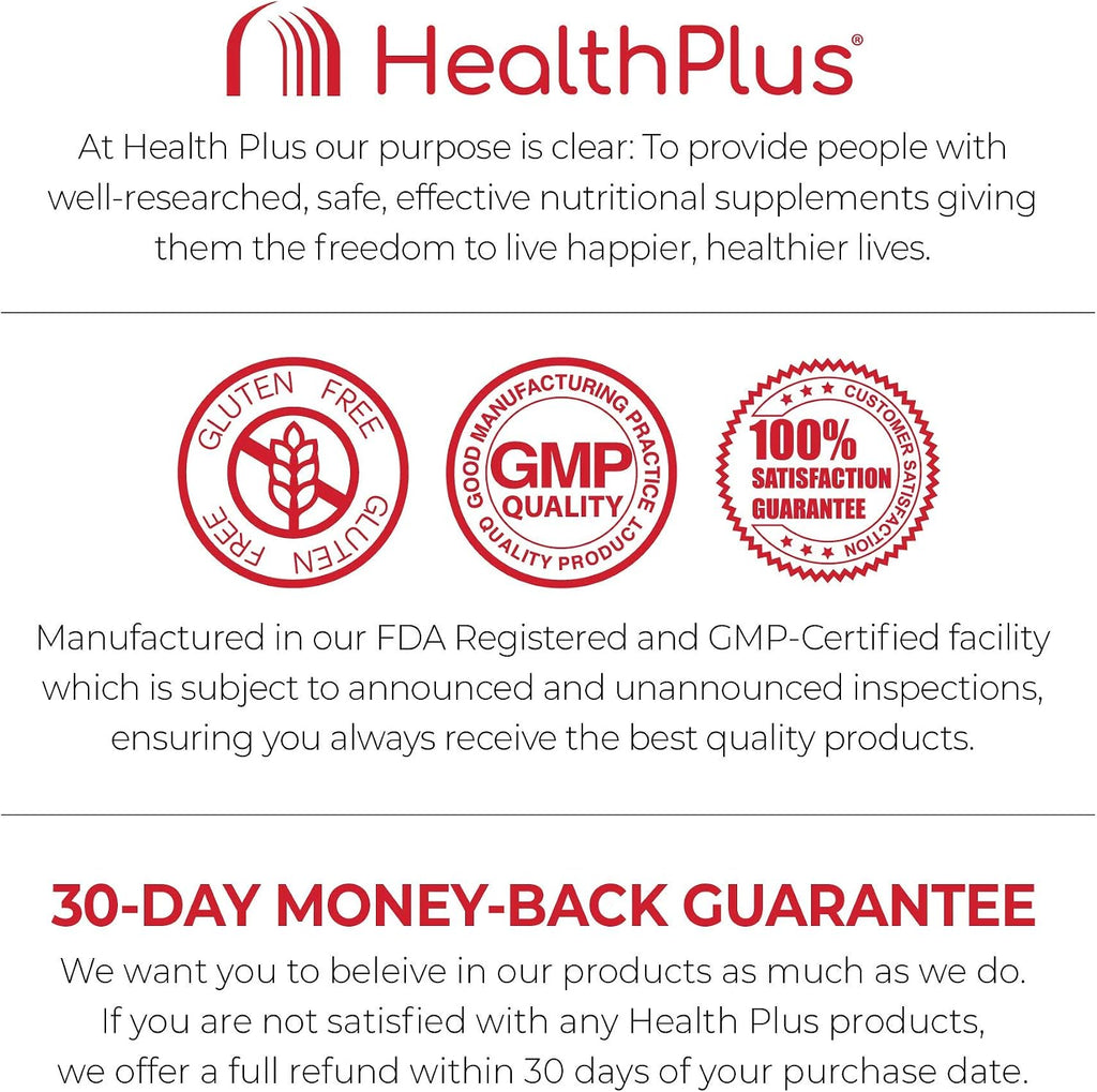 Health Plus Herbal Detox+ (10-Day Cleanse) 40 Capsules, 20 Servings | Herbal 10-day cleanse formula; supports the body's natural detoxification processes and everyday digestive wellness