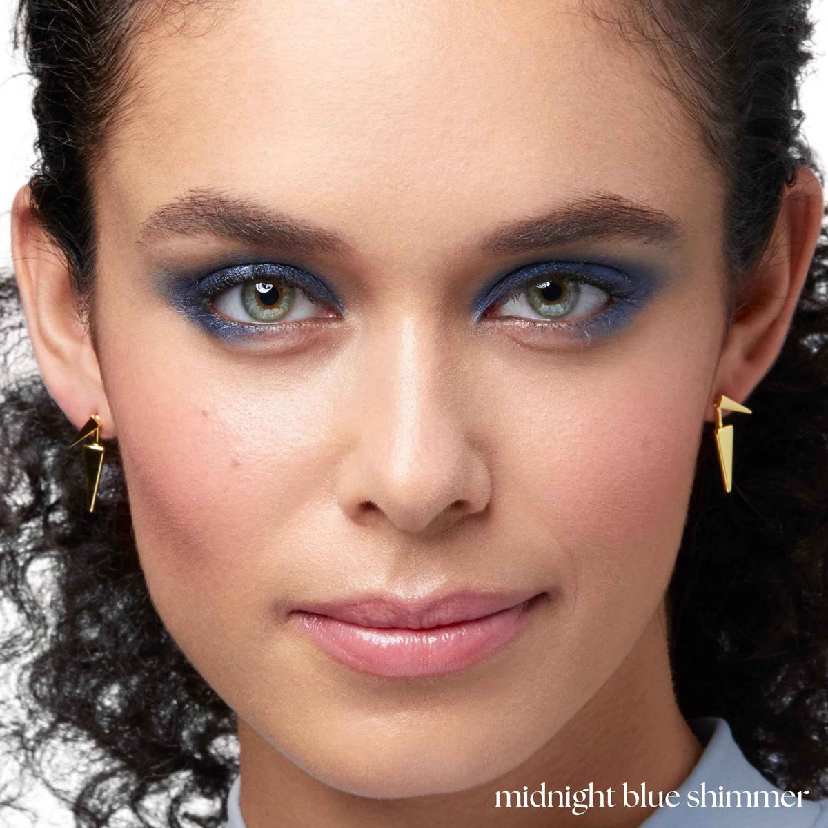 Julep Eyeshadow 101 Cream-to-Powder Waterproof Eyeshadow Stick – Midnight Blue Shimmer – Long-Lasting, Buildable, Crease-Proof, Cruelty Free, Shimmer Finish with Built-In Smudger