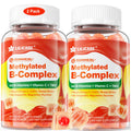 Super Methylated Vitamin B Complex Gummies - All B Vitamins + Omega-3, Magnesium, CoQ10, Ashwagandha,Vitamin C, TMG- For Women Men- Methyl B12 2000 mcg, Methylfolate, B1,B2, B3,B5,B6,B7- Sugar Free