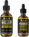 HERBIFY Bundle - Mullein Leaf Extract & Vitamin D3 - Respiratory Support & Immune Boost