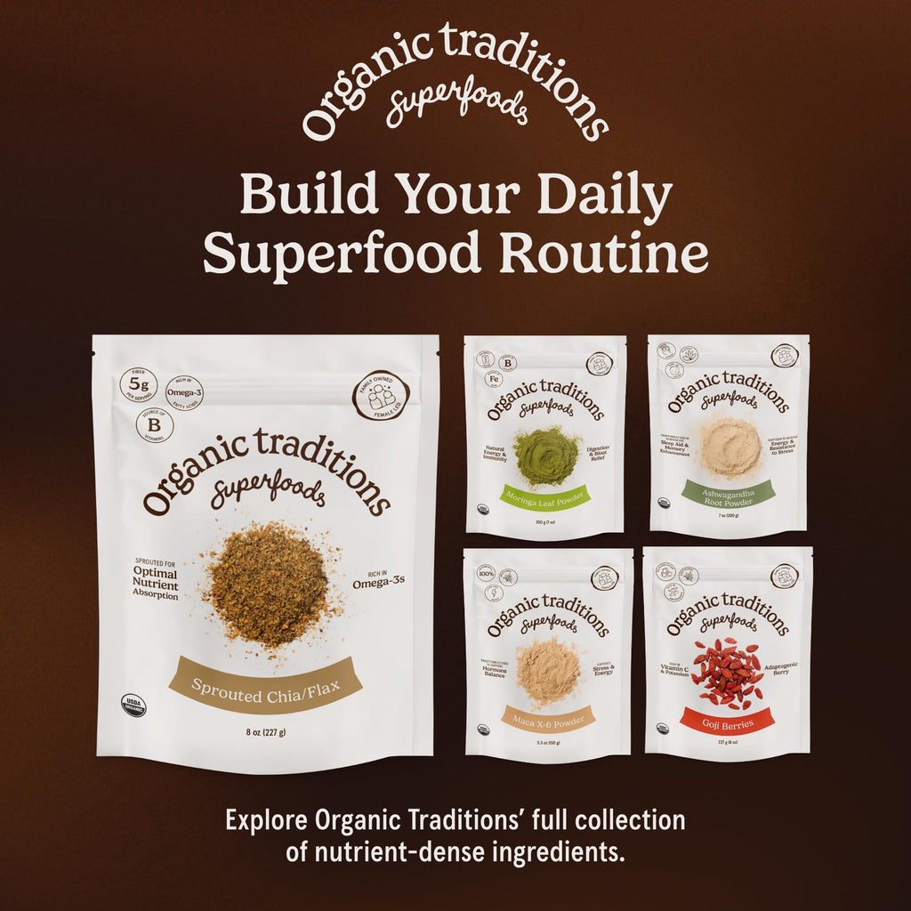 Organic Traditions Camu Camu Powder Organic, Camu Camu Powder from Amazon Superfruit, Rich in Wholefood Vitamin C, Bright Tangy Superfood Ingredient for Smoothies, Plant Based Non GMO, 100g / 3.5oz