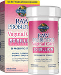 Garden of Life Raw Probiotics for Women's Vaginal Care with Acidophilus, Shelf Stable Probiotic Promotes Yeast Balance, Vaginal, Urinary Tract Health, 30 Vegetarian Capsules | 38 Probiotic Strains, Supports Vaginal & Urinary Tract Health, Vegetarian, Shel
